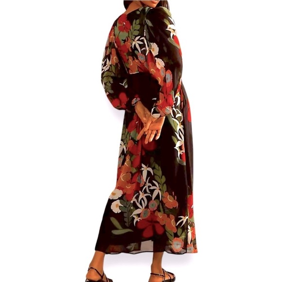 NWOT - FARM RIO Floral Maxi Dress - Picture 2 of 9